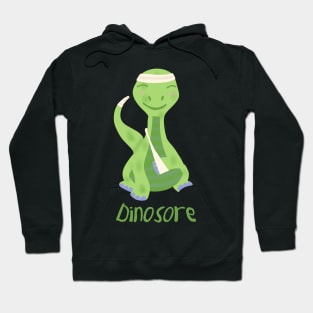 Dinosore (green dinosaur) Hoodie